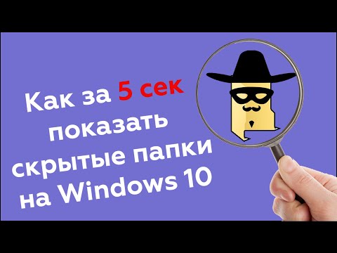 Как показать скрытые папки в Windows 10: инструкция