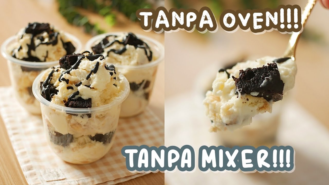 TANPA OVEN, TANPA MIXER!! BANANA PUDDING Yang Masih VIRAL Sampai Sekarang!!
