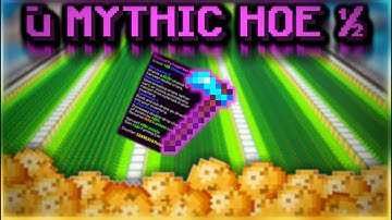 Maxing Out The ULTIMATE HOE In Hypixel Skyblock...