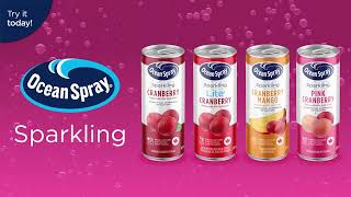 Ocean Spray Sparkling - 15% Real Juice, 100% Sparkling