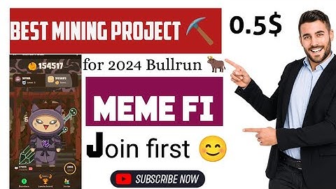 MEME FI Mining || Telegram Mining  || MemeFi coin || Free Mining Project ,Join first ...