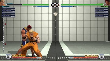 KOF XIV Nelson 4 Frame Safe Jump after Mid-screen Combo Reset
