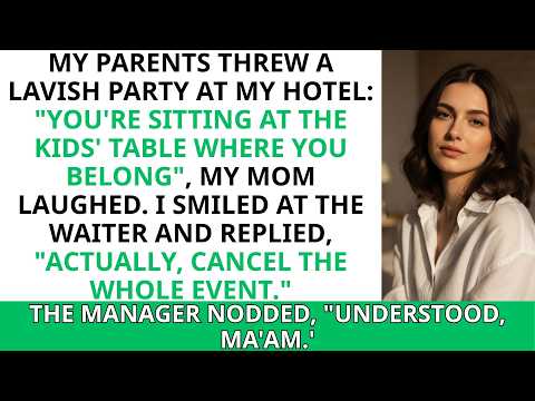 Mom Laughed “You’re Sitting At The Kids’ Table”—I Replied “Actually I Cancelled The Whole Event”