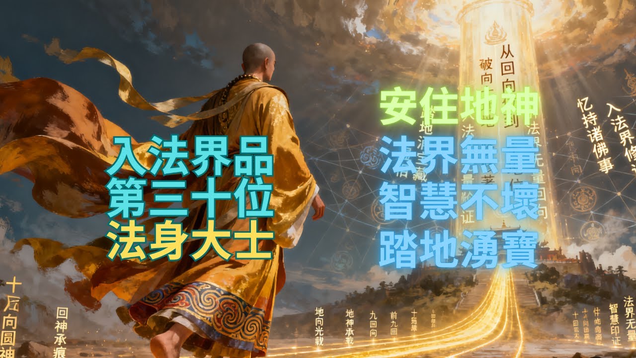 【華嚴經】安住地神入法界迴向：智慧照三千界，善根迴向永無窮 |安住地神|入法界品|佛子 - YouTube