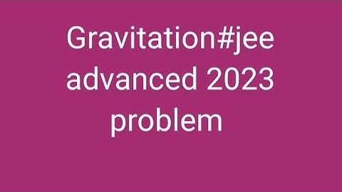 jee advanced 2023 problem, two satellites P and Q are moving in different circular #jeeadvanced