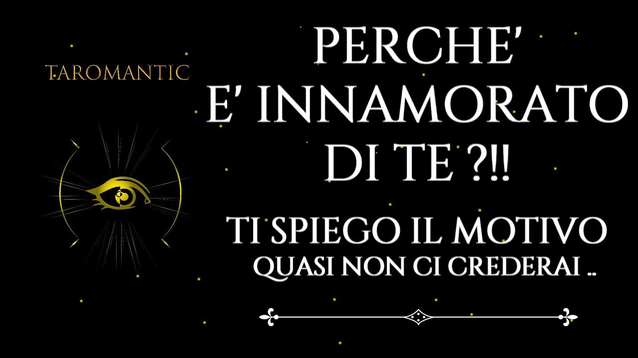 Perchè  E' INNAMORATO/A  di TE ?! IL LEGAME E' FORTISSIMO, ti spiego il motivo!