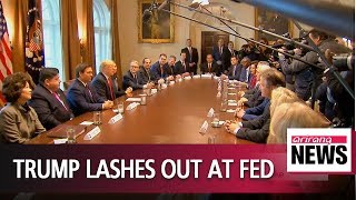 Trump lashes out at U.S. Fed ahead of expected rate hike