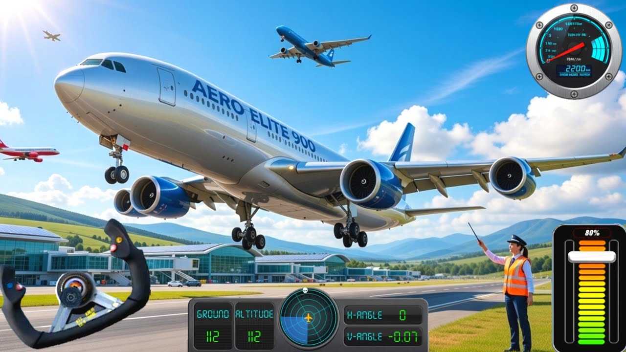 Flight Airplane City Pilot Simulator - Seconds From Total Cash Android Gameplay 🎮 