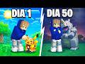 SOBREVIVI 50 DIAS a POKEMONS en MINECRAFT | ESTO se COMPLICA