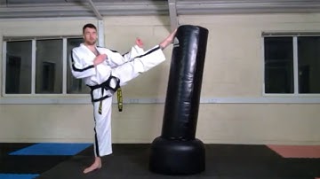 Front Leg Downward (Axe) Kick Tutorial - Taekwon-Do Sparring