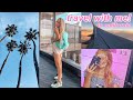 travel vlog | pack and travel with me to go to LA | Pressley Hosbach