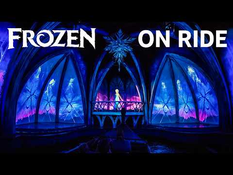 4K POV Frozen Ever After ON RIDE 