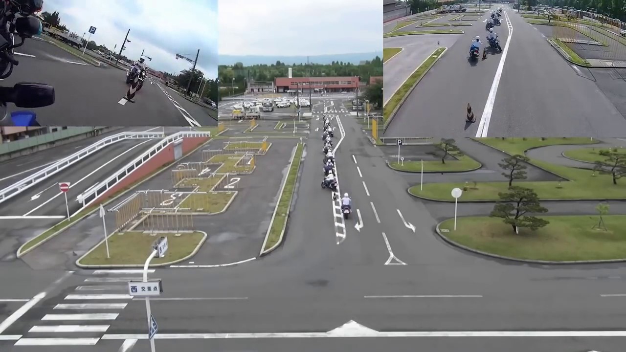 関目自動車学校 H 秋の交通安全講習会 指導員バイクパフォーマンス Osaka Japan Youtube