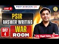 PSIR Free Answer Writing WAR ROOM | DAY 4