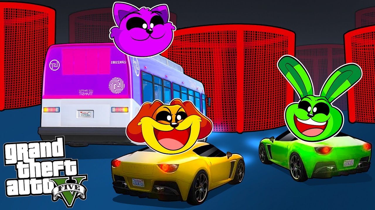Catnap HUMILHOU os Smiling Critters na Corrida do GTA V!