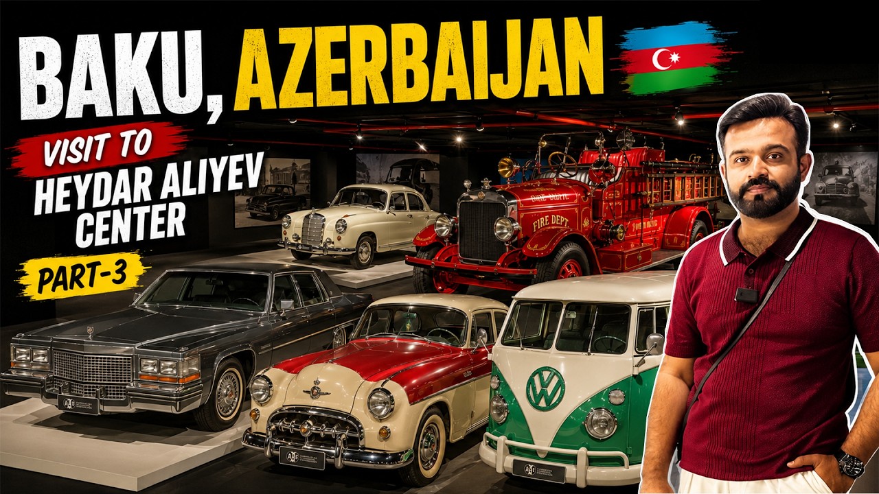 Inside Baku’s Vintage Car Museum 🇦🇿 | Rare Classic Cars at Heydar Aliyev Center | Part 3