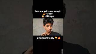 Rate Me: Face 😎 or Biceps 💪? #shorts #calisthenics #gym #radharani #fyp #bodybuidling