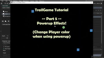 Tutorial TrailGame (Part 5 - Powerup color effect) - GameMaker Studio 2