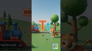 learning alphabet with fun ☺️ #reels #viral #cartoon #kiba