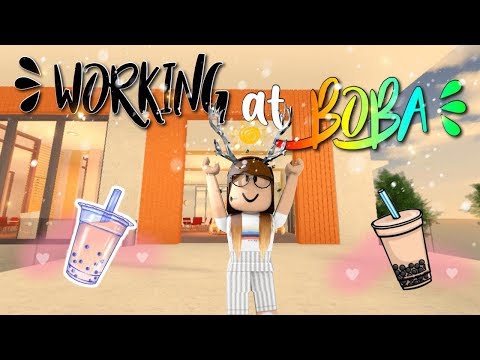 A Day In My Life Working In Boba Cafe Roblox Youtube - boba cafe roblox logo