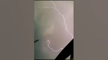 صوت الرعد ومنظر البرق مهيب 