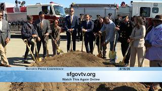 SFFD Training Facility Groundbreaking Ceremony