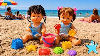 🌞 Nenuco ANI y ONA en la PLAYA 🏖️ Día Divertido con Muñecas Bebés | Juegos Infantiles