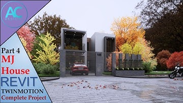 MJ House | Part 4 | Complete Step By Step Project | Revit and Twinmotion Tutorial