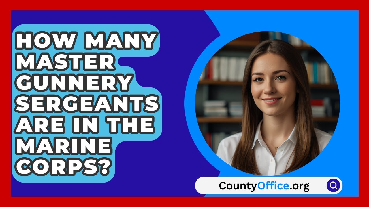 How Many Master Gunnery Sergeants Are In The Marine Corps