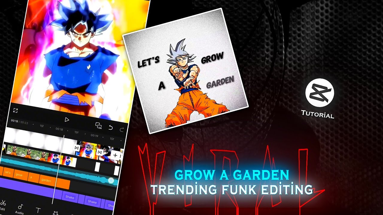 " Grow a Garden Trending Funk Edit Full tutorial in Capcut..🚀 ( Step-by ...