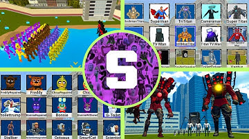 Nextbots In Playground New Big UPDATE  New Titan Speaker Man 2.0