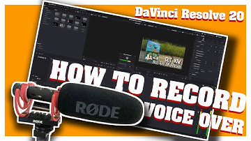 DaVinci Resolve 20⎜How to record a voiceover⎜make your own in seconds
