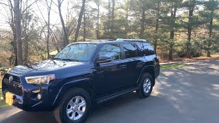 2018 Toyota 4Runner sr5 premier start up and review