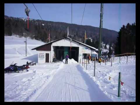 Skilifte und Pisten in Prs-d'Orvin (Berner Jura / Biel-Bienne), 4. Februar 2010