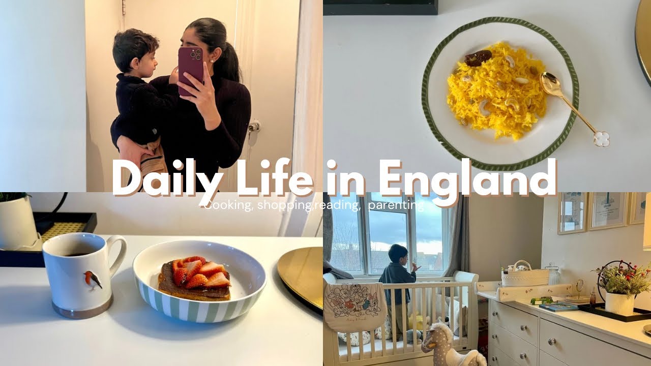 Daily Life In England | A very slow winter week, cosy home,new skincare, favourite Zarda rice Recipe