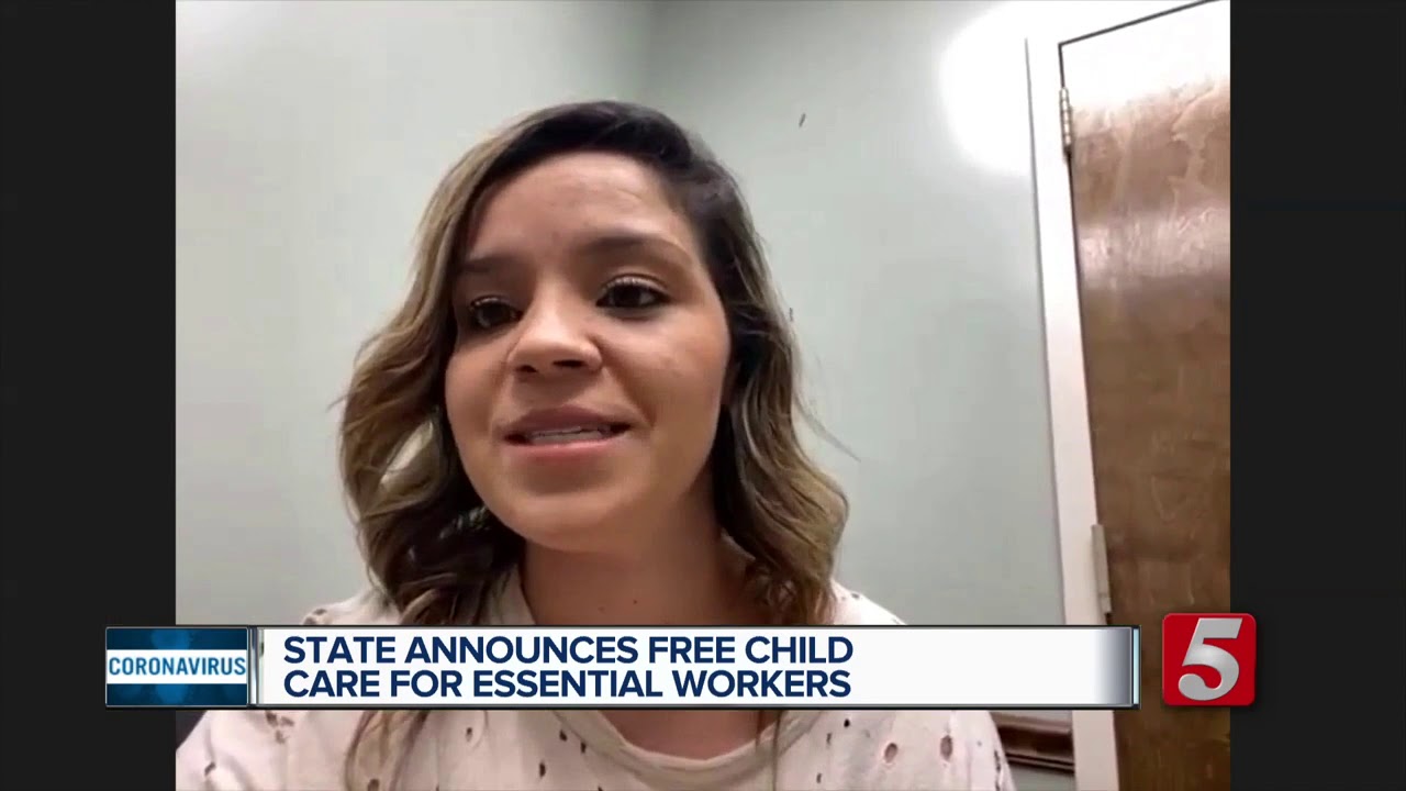 Tennessee to provide free child care for essential workers during