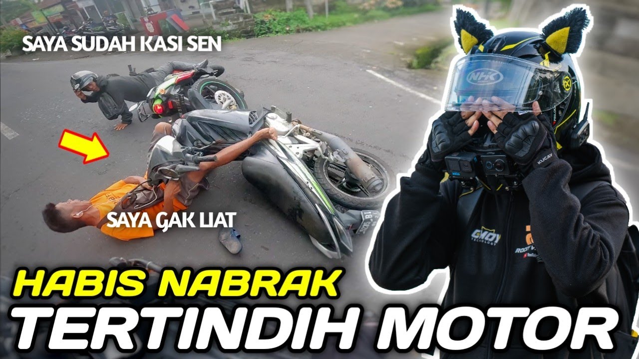 MENOLONG BAPAK YANG NABRAK DI JALAN
