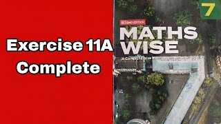 Celebrity Maths wise 7 Oxford | Exercise 11 A | Complete Profile