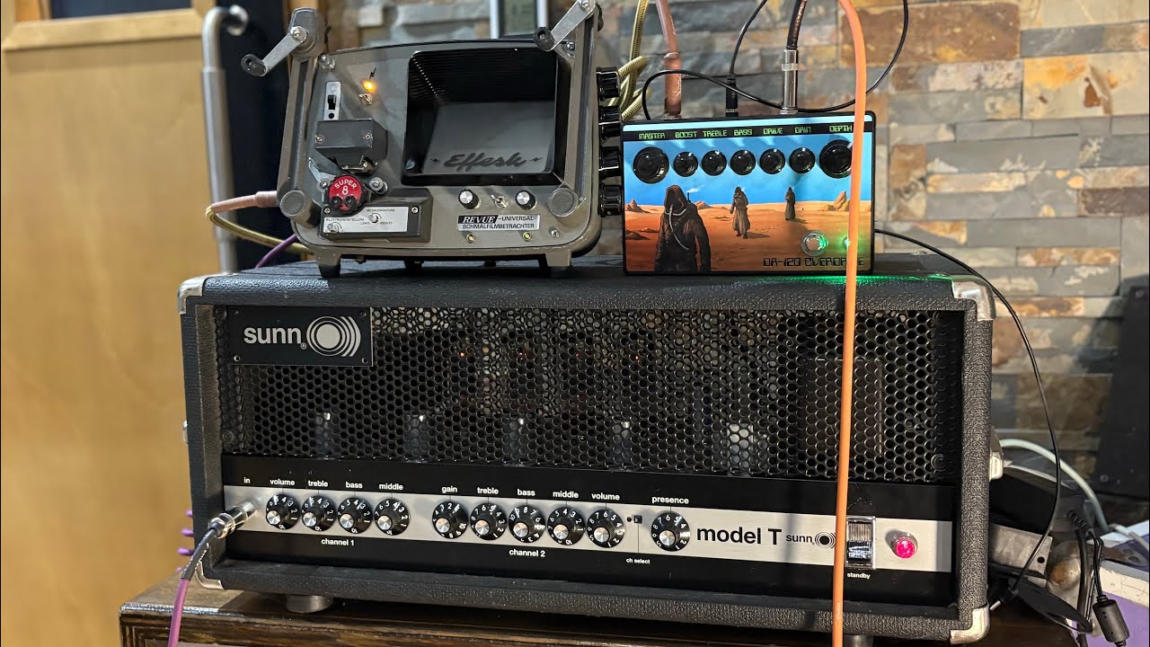 SUNN Model T reissue | DA-120 Magic Pedals | Dld Guitars Magic Bus | Effesk Pedals DejaVu