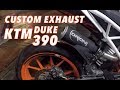 Getting a Custom Exhaust for my KTM Duke 390 : Orion Racing Pipes : Duke 390 Upgrades