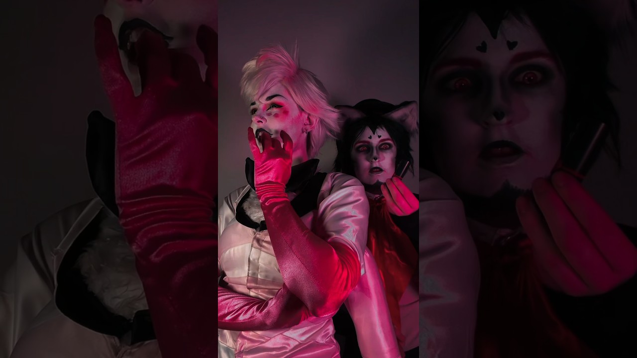 😍Huskerdusts Honeymoon💕🫢Hazbin Hotel in Real Life #shorts