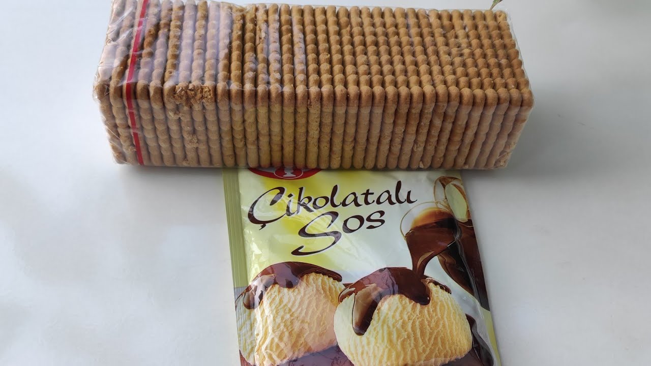 BİSKÜVİ İLE  10 DAKİKADA ÖYLE BİR TARİF HAZIRLADIM Kİ 5: DAKİKA SÜRMEDİ YİYİP BİTİRMEMİZ😂😋👌💯