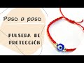 Como hacer pulsera de protección Paso a paso PARA VENDER👁️😜