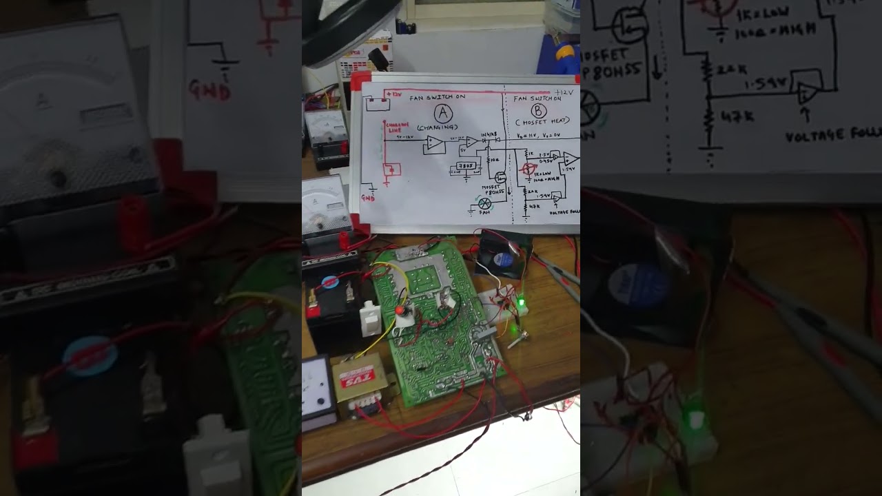 FAN connection circuit Diagram 121 inverter Kit