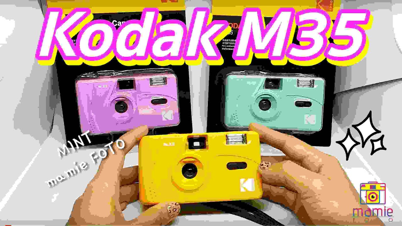 Kodak film camera M35 Review by Mint Mamie FOTO YouTube
