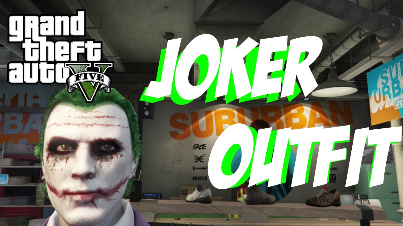 GTA 5 Joker Outfit Outfit Customization YouTube