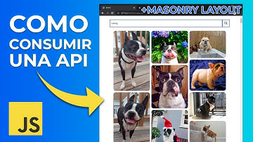 COMO CONSUMIR UNA API CON JAVASCRIPT +MASONRYLAYOUT