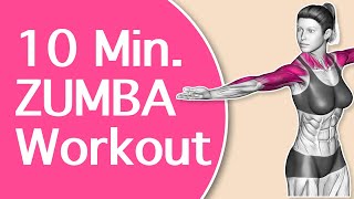 💕 10-минутная тренировка ZUMBA для похудения 💕 (для женщин старше 40 лет)