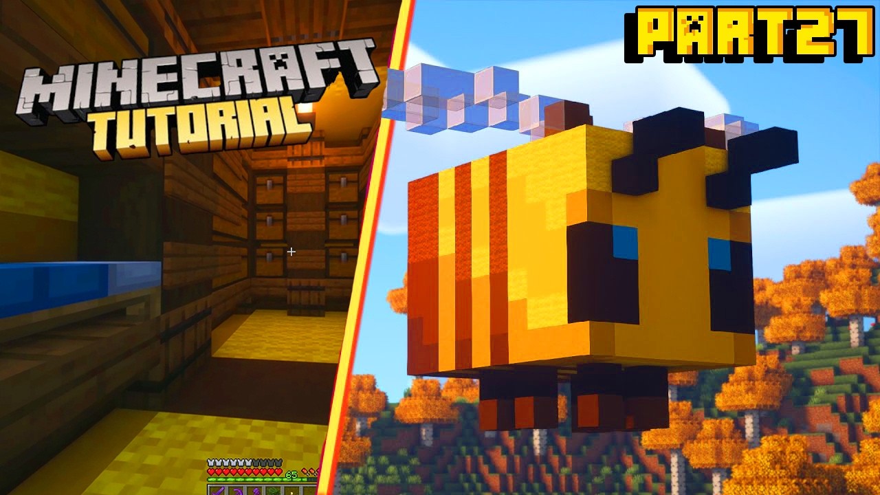 Minecraft | How to build a Bee House  +1.21 PART27