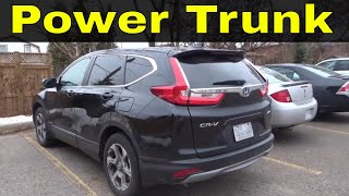 5 SECRETS About The Honda CRV Power Trunk